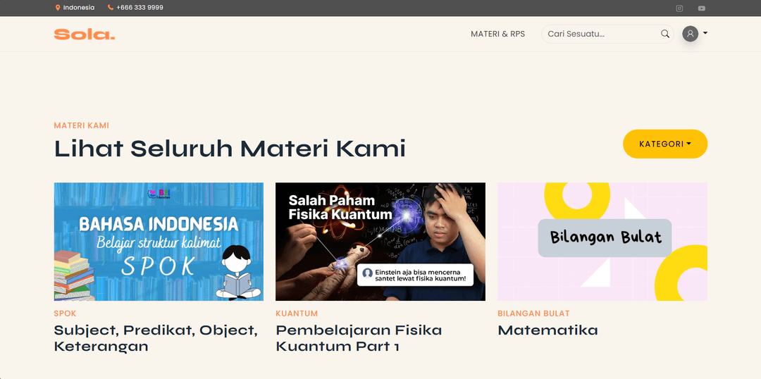 Sistem Bahan Ajar RPS dan Materi Pendidikan Untuk Guru