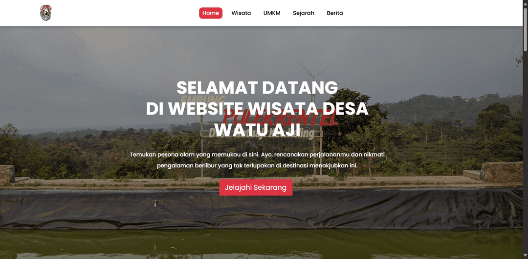Website Wisata Watu Aji